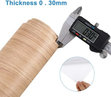 Carica l'immagine nel visualizzatore di Gallery, KINLO 0.61M*5M(1 Rotolo) Adesiva per Mobili Finto Legno Grano Beige PVC Impermeabile Antibatterico e Anti-umidità Wall Sticker autoadesive rinnovato mobili/Parete/Vetro/Marmo ECC. (Legno Beige D)