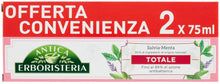 Carica l&#39;immagine nel visualizzatore di Gallery, Antica Erboristeria, Dentifricio Totale Antiplacca con Ingredienti Naturali, Gusto Salvia e Menta, 2 X 75 Ml