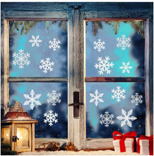 Carica l'immagine nel visualizzatore di Gallery, Feliciay 274pcs Fiocchi Di Neve Natalizi Adesivi Elettrostatici Per Finestre Riutilizzabili Decorazioni Per Fiocchi Di Neve Ornamenti Albero Natale Vetro Festa Babbo Natale Regali (16 Fogli)