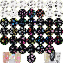 Carica l'immagine nel visualizzatore di Gallery, 90 Fogli Adesivi Unghie Adesivo 3D Nail Stickers Colori assortiti - Ilgrandebazar
