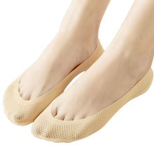Carica l&#39;immagine nel visualizzatore di Gallery, JARSEEN 4Paia Calzini Fantasmini Donna Traspirante EU 39-42, 2beige+2nero - Ilgrandebazar