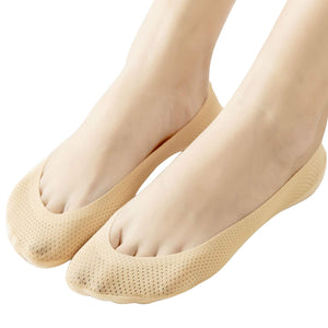 JARSEEN 4Paia Calzini Fantasmini Donna Traspirante EU 39-42, 2beige+2nero - Ilgrandebazar