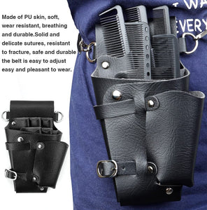 Borsa per Attrezzi da Parrucchiere Cintura per parrucchiere con 12 pettini Borsa per attrezzi professionale da parrucchiere Per Strumenti da Parrucchiere pettini e forbici