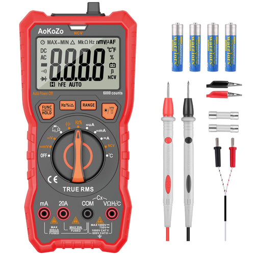 Multimetro Digitale Professionale,AoKoZo Autorange Digitale... - Ilgrandebazar