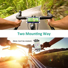 Carica l&#39;immagine nel visualizzatore di Gallery, Bovon Porta Cellulare Bici, Supporto Bici Smartphone, Manubrio Universale Bici Moto MTB per Tutti Gli Smartphone e Dispositivi Elettronici 4.5-6.5 Pollici (Nero)