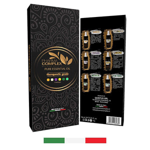 Oli Essenziali Per Diffusori 6x10ML Qualità Made In Italy, Kit Olii 1 PACK - Ilgrandebazar
