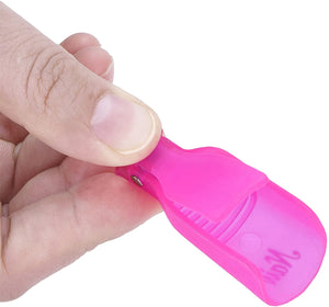 10 cappucci con clip per rimuovere smalto in gel, Nail Art e acrilico