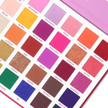 Carica l'immagine nel visualizzatore di Gallery, UCANBE Palette di ombretti Nudo brillante Ombretto perlescente Trucco alto pigmentato Luccichio opaco Glitter metallizzato Neutro Drammatico Liscio Miscelabile Lunga durata 30 colori Ombretto Trucco