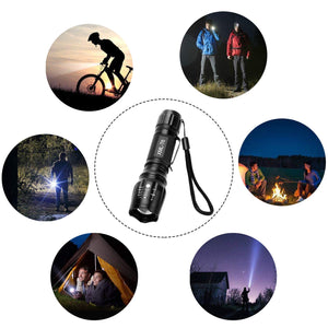 Torcia LED,JUNKER 2000 Lumen Torce elettriche portatili, Super luminoso... - Ilgrandebazar