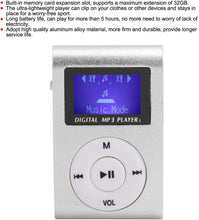 Carica l'immagine nel visualizzatore di Gallery, Mini Lettore Musicale MP3 Hi-Fi Portatile con Suono Senza Perdita con Slot di Memoria e Batteria a Lunga Durata per Esterni, Cuffie Incluse, Supporto Fino a 32 GB, Nero/Bianco(Argento)