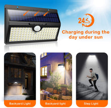 Carica l&#39;immagine nel visualizzatore di Gallery, Luce Solare Led Esterno,【2019 Super Luminosa 138LED-1400 lumen】iPosible Luci Solari Esterno Lampade Solari con Sensore di Movimento Luci Esterno Energia Solare Impermeabile IP65 per Esterno-2 Pezzi