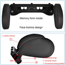 Carica l&#39;immagine nel visualizzatore di Gallery, Cozywind Auto Collo Cuscino Retraibile Supporto PU Leather Nero - Ilgrandebazar