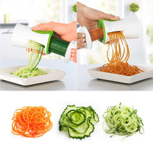 Carica l&#39;immagine nel visualizzatore di Gallery, Hompo Spiralizzatore, Affettatore a Spirale Vegetale Veggetti Bianco+verde - Ilgrandebazar