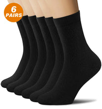 Carica l&#39;immagine nel visualizzatore di Gallery, Calzini Uomo Invernali Calze Unisex 6 Paia Sportivi Lunghi Nero... - Ilgrandebazar