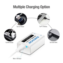Carica l'immagine nel visualizzatore di Gallery, ENEGON 9V USB Dirette Batteria 659mAh 2 &amp; Cavo di ricarica - Ilgrandebazar