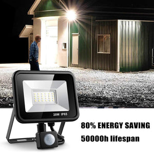 ESLAS Faretto con Sensore di Movimento 20W Faro LED Esterno IP65... - Ilgrandebazar