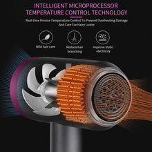 Carica l&#39;immagine nel visualizzatore di Gallery, Asciugacapelli 2000 W Potente, MANLI Phon per Capelli Alta Potenza 2000 W - Ilgrandebazar