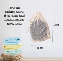 Carica l&#39;immagine nel visualizzatore di Gallery, Dischetti Struccanti Lavabili, 16 Neri Bamboo Cotone... - Ilgrandebazar