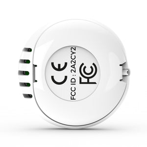 Tempo, termometro Wireless Bluetooth, igrometro, Pressione 33mm X 8mm, Purple - Ilgrandebazar