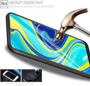 ivencase [3 Pezzi Vetro Temperato per Xiaomi Redmi Note 9S/9 PRO/9 PRO Max, Trasparente Glass Protezione Schermo [Durezza 9H] [ Anti graffio] [No Bolle] per Redmi Note 9S/9 PRO/9 PRO Max (Clear)