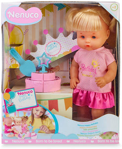 Nenuco - Buon Compleanno! Bambola con Torta di Compleanno, per Bambine/i dai 3 Anni, 700016283 Nenuco Compleanno
