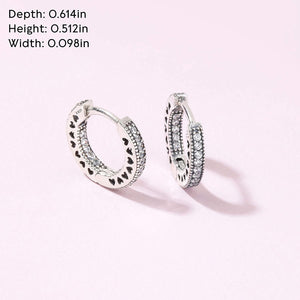 Pandora Orecchini a Cerchio Donna argento - 296317CZ