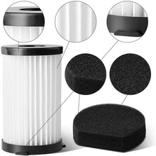 Carica l&#39;immagine nel visualizzatore di Gallery, 4 Filtri e 4 Spugne per Aspirapolvere Ariete handyforce 2761 2759