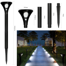 Carica l&#39;immagine nel visualizzatore di Gallery, Luce Solare Giardino Led Esterno, Sensore di Movimento [2 Pezzi] Lampade 181 - Ilgrandebazar