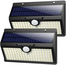 Carica l&#39;immagine nel visualizzatore di Gallery, Luce Solare Led Esterno,【2019 Super Luminosa 138LED-1400 lumen】iPosible Luci Solari Esterno Lampade Solari con Sensore di Movimento Luci Esterno Energia Solare Impermeabile IP65 per Esterno-2 Pezzi