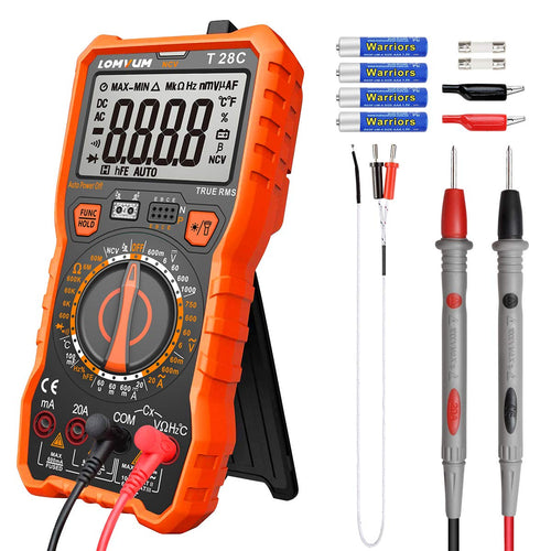 Multimetro Digitale Avanzato Multi Tester TRMS 6000 Conti Senza Contatto di... - Ilgrandebazar