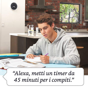 Echo Wall Clock - Tieni sotto controllo i tuoi timer. Richiede un WHITE - Ilgrandebazar