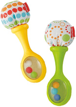Carica l'immagine nel visualizzatore di Gallery, Fisher Price- Rattle And Rock Maracas Giocattolo per Neonati, BLT33 multicolore 1