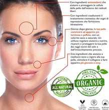 Carica l&#39;immagine nel visualizzatore di Gallery, VINCITORE 2020 BIO●Siero Viso con ACIDO IALURONICO Puro 100% e BIOLOGICO+Vitamina C+E● ENORME 60ml●Con Ingredienti Vegani Antietá, Antirughe e Antimacchie●Anche per Dermaroller●Cosmetici MADE IN ITALY