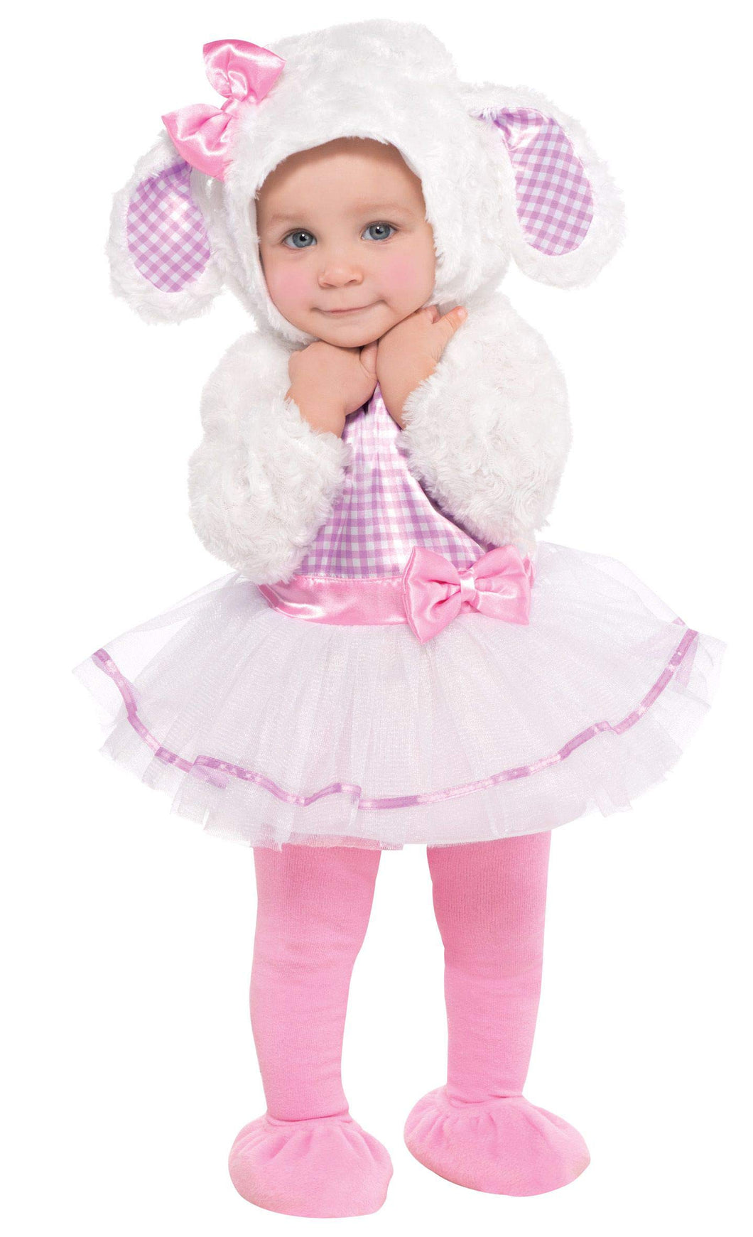 Christy's - Costume per travestimento da neonati, White And Pink - Ilgrandebazar