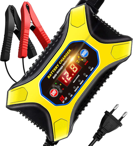 RIKIN Caricabatteria Auto di Carica 6V/12V 12A Mantenitore Carica...
