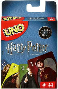 Mattel Games - UNO Versione Harry Potter, Gioco di Carte per Famiglie e Bambini 7+ Anni, FNC42
