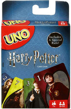 Carica l'immagine nel visualizzatore di Gallery, Mattel Games - UNO Versione Harry Potter, Gioco di Carte per Famiglie e Bambini 7+ Anni, FNC42