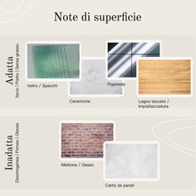 Carica l&#39;immagine nel visualizzatore di Gallery, Design Amburgo Porta asciugamano adesivo | Cucina e Bagno | Portasalviette | Portasciugamani da Muro (Nero satinato, 40)