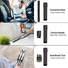 Carica l&#39;immagine nel visualizzatore di Gallery, Absob Aspirabriciole Senza Fili Mini portatile Ultralight Aspirapolvere Auto Hoover Potente Aspira Briciole Elettrico senza filo da tavolo Ricaricabile Leggero per Casa Cucina Peli Di Animali