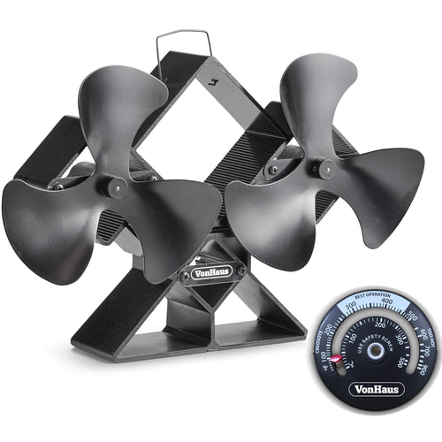 VonHaus Doppio Termoventilatore - Doppie Lame per una Maggiore Circolazione... - Ilgrandebazar