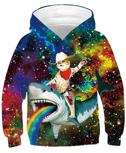 Goodstoworld Felpa 3D Bambino Hoodie HD Lupo Battle Stampa con... - Ilgrandebazar