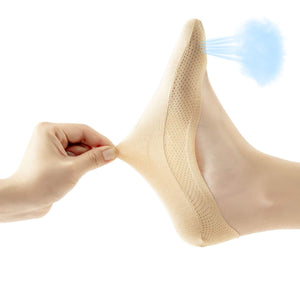 JARSEEN 4Paia Calzini Fantasmini Donna Traspirante EU 39-42, 2beige+2nero - Ilgrandebazar