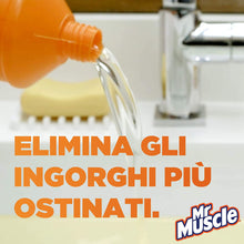 Carica l&#39;immagine nel visualizzatore di Gallery, Mr Muscle Rapido, Stura lavandini e Scarichi, Monodose, Disgorgante Tubi, 500 ml 0.5 L