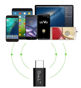 EasyULT Adattatore USB C a Micro [4 Pack], C Adapter 4 pack, Nero - Ilgrandebazar