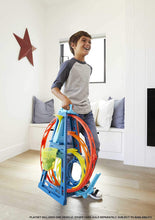 Carica l'immagine nel visualizzatore di Gallery, Hot Wheels- Track Builder, Playset Pista Triplo Loop, con Macchinina, Giocattolo per Bambini 4+ Anni, GYP65, Imballaggio Sostenibile