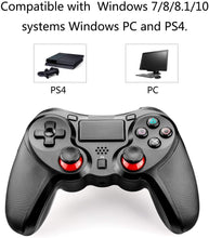 Carica l&#39;immagine nel visualizzatore di Gallery, JAMSWALL Controller Wireless PS4, Controller di Wireless Bluetooth, Controller di Gioco Senza Fili con Joypad del Dualshock per PS4 Slim/PRO And PC(Windows 7/8/8.1/10