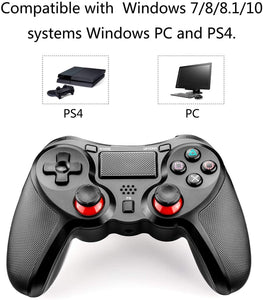 JAMSWALL Controller Wireless PS4, Controller di Wireless Bluetooth, Controller di Gioco Senza Fili con Joypad del Dualshock per PS4 Slim/PRO And PC(Windows 7/8/8.1/10