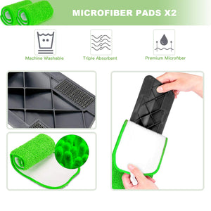 Tencoz Spray Mop, Lavapavimenti a Spruzzo Scopa Autopulente, Mocio in Verde - Ilgrandebazar