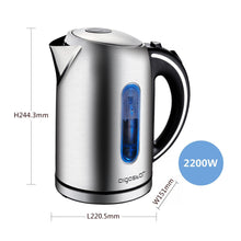 Carica l&#39;immagine nel visualizzatore di Gallery, Aigostar King 30CEA - Bollitore elettrico in acciaio 2200W - Ilgrandebazar