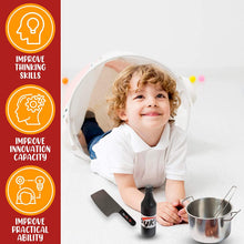 Carica l&#39;immagine nel visualizzatore di Gallery, JoyKip Cucina Giochi di finzione Accessori con pentole in Acciaio Inossidabile Set di pentole e padelle - Giocattolo in Miniatura per Ragazze dai 3 Anni in su